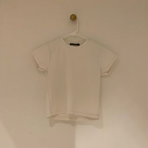 white brandy melville shirt 🤍